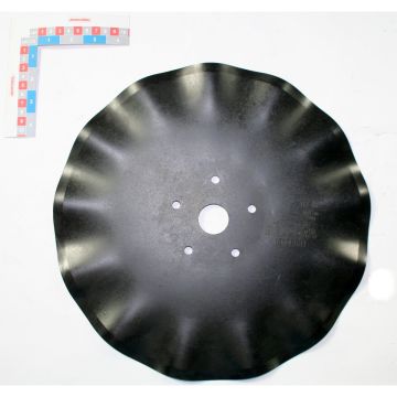 Disque seul ondule, 10100081, RIBOULEAU MONOSEM, pièce origine