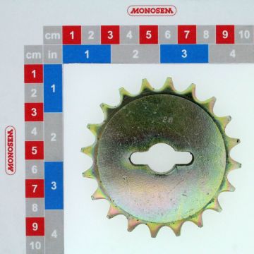 Pignon 20 dents, 10120008, RIBOULEAU MONOSEM, pièce origine