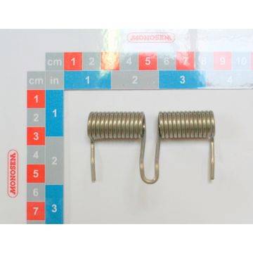Ressort fermeture trappe vidange inox, 10153104, RIBOULEAU MONOSEM, pièce origine