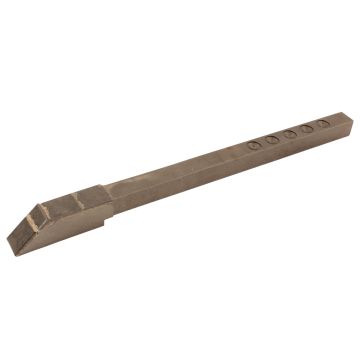 Barre carrelet carbure 22x25 embout 25, 19200005, 19100004, pour déchaumeur à dents, cultivateur et vigne, ACTISOL, pièce interchangeable