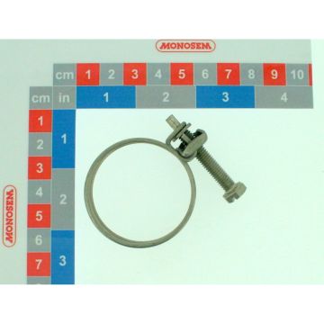 Collier super grip 38 inox, 10990016, RIBOULEAU MONOSEM, pièce origine