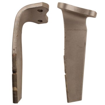 Dent carbure, 3 pastilles 3x30mm + rechargement, pour herse rotative, KUHN, 305x16mm, Ø17,5, entraxe 68mm, 52539500 - 52556500, gauche, pièce interchangeable