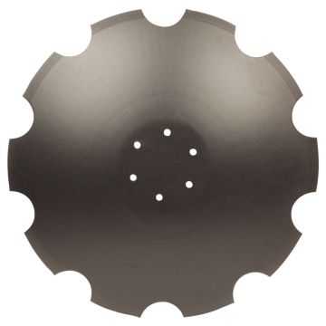 Disque crénelé 620x6 mm, 6 trous, pour déchaumeur Horsch Joker 6 HD, 00311103, pièce interchangeable