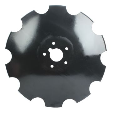Disque crénelé 510x5 mm, 5 trous, pour déchaumeur Tulip, 760-020-022, pièce interchangeable