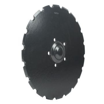 Disque semeur crénelé, 370x4,5, compatible pour semoir VADERSTAD, 451793, pièce interchangeable