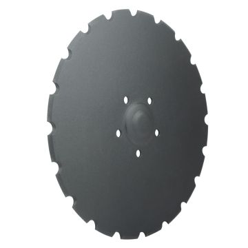 Disque semeur crénelé, 410x4,5, compatible pour semoir VADERSTAD, 451371, pièce interchangeable