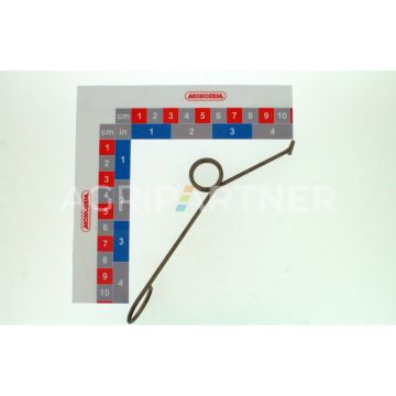Ressort pour élément bineur multicrop inox 302, pour bineuse MONOSEM, 10153101, pièce origine