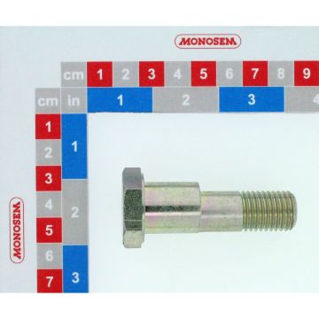 Axe exent / ch.tel. zn blanc 450hbs sans chrome vi, 30074019, RIBOULEAU MONOSEM, pièce origine