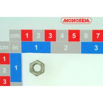Écrou hm m 8 din 439 - ep.4 zn, 30601008, RIBOULEAU MONOSEM, pièce origine