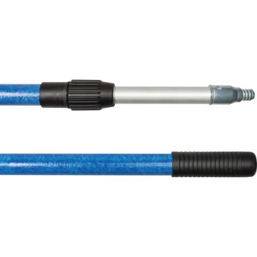 Manche télescopique fibre de verre à vis 2x1,2 mètres, KARZHAN