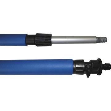 Manche télescopique alu à vis avec passage d'eau 2x900mm, KARZHAN