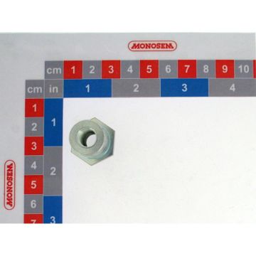 Écrou de fourche roue intermédiaire zn 450 hbs, 41075365, RIBOULEAU MONOSEM, pièce origine