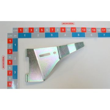 Support racleur decrottoir droit ddos valoterra zn blanc 450hbs, 41085191, RIBOULEAU MONOSEM, pièce origine