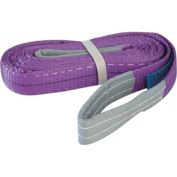 Elingue plate avec boucles CMU100%-1000kg, CMU200%-2000kg, 3 mètres, Arrim´Up