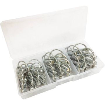 Assortiment de 40 goupilles clips de 4,5 à 11 mm, KLIPPER