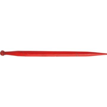 Doigt de fourche droit, fixation filetée M28X1.5, longueur 820mm, Ø 45mm, pièce interchangeable