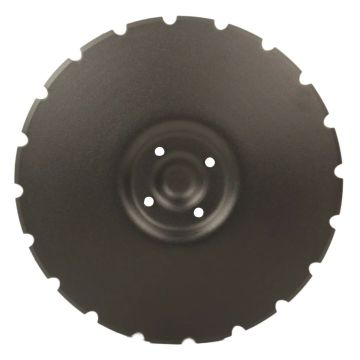 Disque crénelé 450x5 mm, 4 trous, compatible pour déchaumeur à disques VADERSTAD Carrier, 466947, pièce interchangeable
