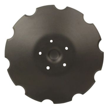 Disque crénelé 510x5 mm, 5 trous, compatible pour déchaumeur à disques VADERSTAD Carrier l, 170097, pièce interchangeable