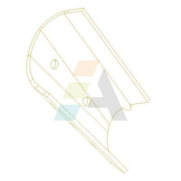 Racleur simple QC pour SULKY, 687828, 087828, pièce origine