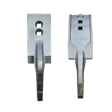 Pointe fissuratrice breakmix 80mm avec plaquette carbure compatible pour déchaumeur à dents, cultivateur VADERSTAD, 208117, pièce interchangeable