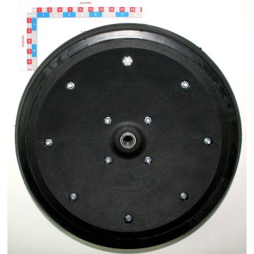 Roue de jauge, 65003098, RIBOULEAU MONOSEM, pièce origine