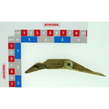 Cale ejectrice bronze complete, 65012904, RIBOULEAU MONOSEM, pièce origine