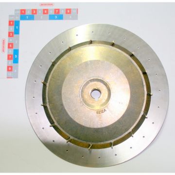 Disque complet dc 2425 elect, 65065035, RIBOULEAU MONOSEM, pièce origine