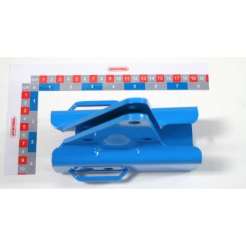Support montant chasse - mottes sur élément ng+4 peint bleu, 65105863, RIBOULEAU MONOSEM, pièce origine