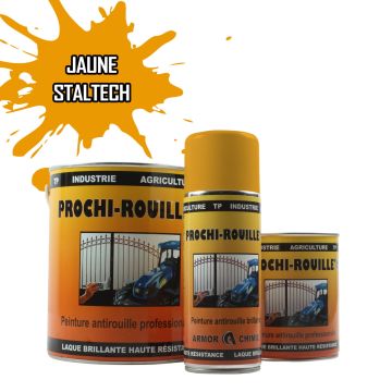 Peinture agricole PROCHI-ROUILLE brillante, jaune, STALTECH