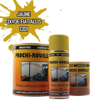 Peinture agricole PROCHI-ROUILLE brillante, Jaune, 1301, OXYDE FIAT ALLIS