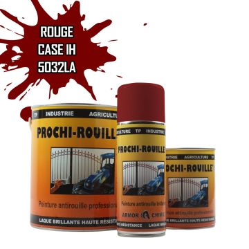 Peinture agricole PROCHI-ROUILLE brillante, Rouge, 5032LA, CASE IH