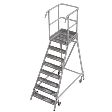 Escabeau à plateforme mobile "PL 8-E", TRAXOR