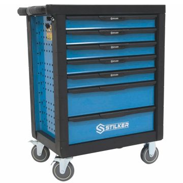 Servante d'atelier 7 tiroirs, charge maximale 300 kg, 770x470x970mm sans outil  STILKER