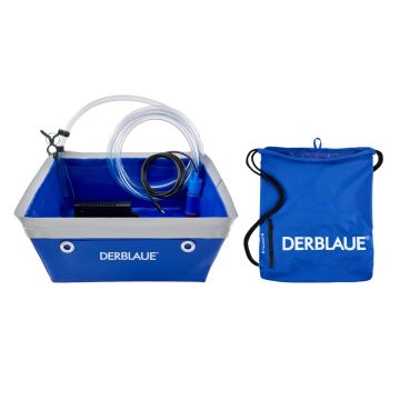 Bac professionnel, pompe, tuyau, bloc d'alimentation, sac, batterie, DERBLAUE