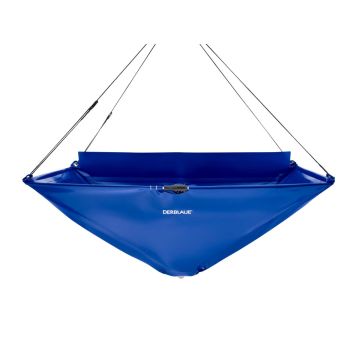 Entonnoir pliant, lèvre anti-éclaboussures, raccord de 3/4 ", systéme de suspension, sac, DERBLAUE
