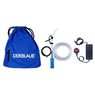 Pompe de 12 V, bloc d'alimentation, tuyau de 3 m, sac, DERBLAUE