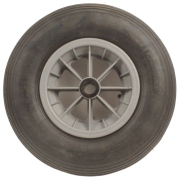 Roue de brouette gonflable diamètre 400 mm charge 150 kg pour axe de 25 mm - S1006P R25/74 - CAUJOLLE