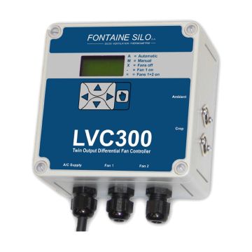 Boitier d'automatisation LVC300 FONTAINE SILO pour pilotage de ventilation (boitier+capteur+contacteur)