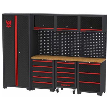 Mobilier d'atelier 4 éléments bois, DRAKKAR