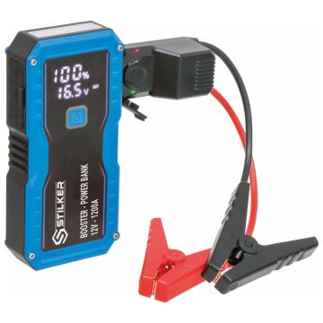 Booster 12V 1200A avec power bank 12000mAh STILKER