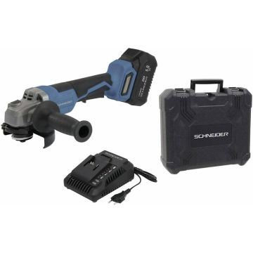 Meuleuse d'angle brushless 20V 125mm - 1 batterie 5Ah Li-ion - chargeur - coffret BMC