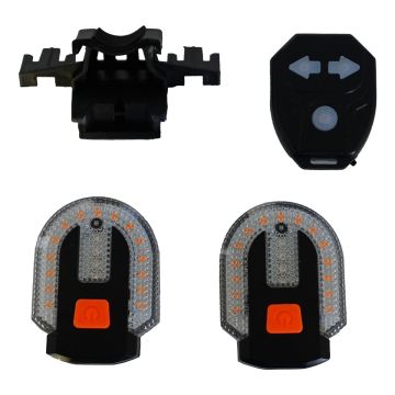 Kit clignotants pour vélo et/ou remorque, AGRICYCLES