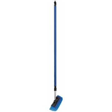 Brosse de lavage 2x900mm anti rayure quadro douille à visser avec manche télescopique aluminium