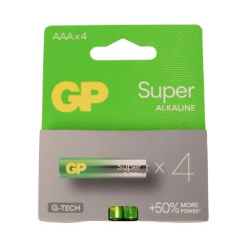 Blister 4 piles AAA LR3 SUPER