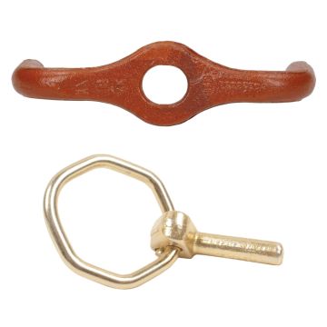 Kit : Attache + goupille, 52596600, 08083100, DG086, pour herse rotative KUHN, pièce origine