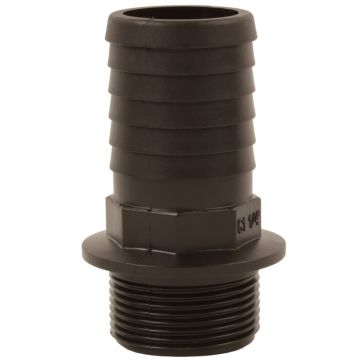 Raccord droit filetage male / tubulure diamètre 40 mm
