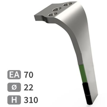 Dent herse rotative droit ALPEGO Carbure - MKOA00321 - pièce origine