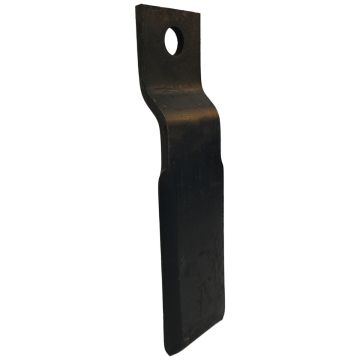 Lame coudée 100x12mm réversible, longueur 410mm, Ø30mm, pour gyrobroyeur GYRAX, pièce interchangeable