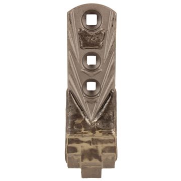 Soc de cultivateur avec plaquettes carbure, plaquettes arrière et renfort acier pour KVERNELAND, A135465286 - A160204086, pièce interchangeable