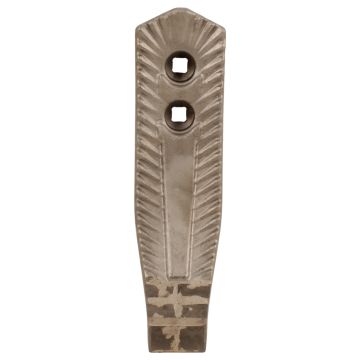 Pointe en V avec plaquettes carbure et rechargement 20mm, Ø12mm, EA 45mm, pour cultivateur KUHN CULTIMER, 221540 - 2220761 - 2217920 - 222076 - 2237810, pièce interchangeable